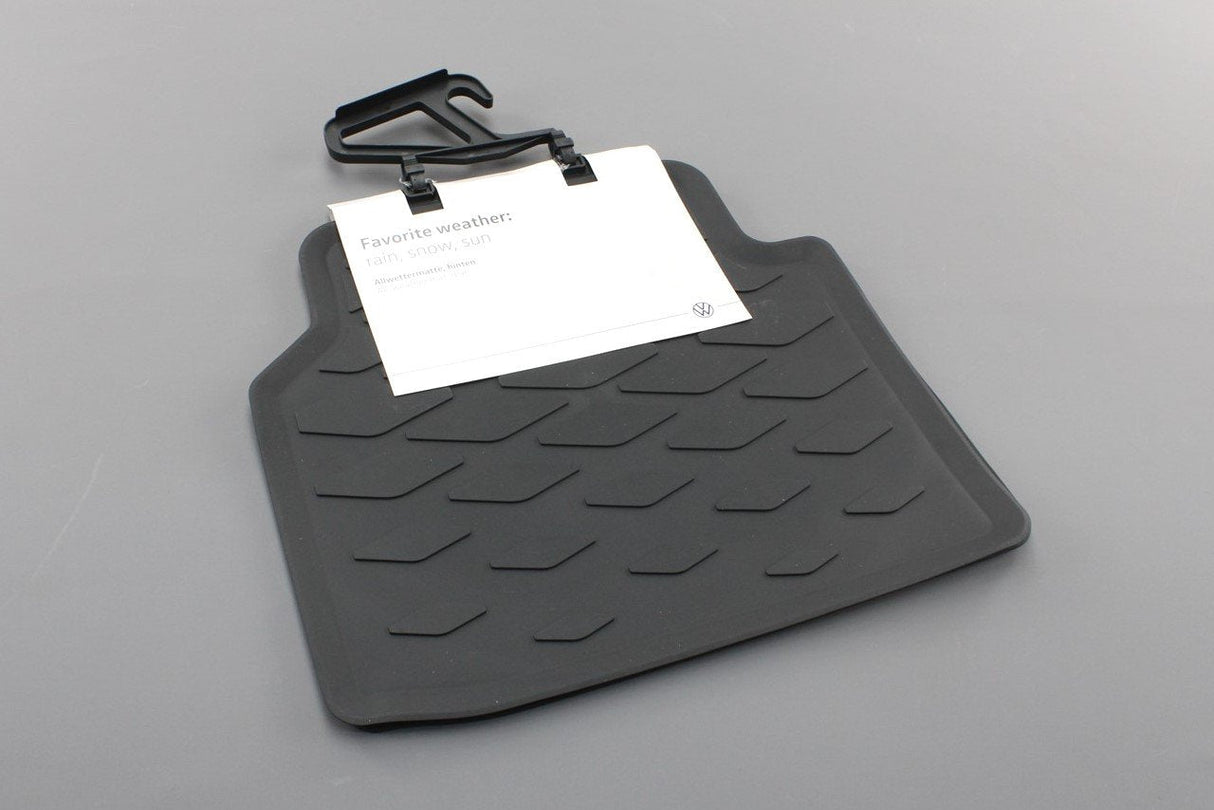 VW ID.4 ID.5 2021-On Rear rubber all weather floor mats 11A061512 82V