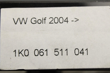 VW Golf MK5 MK6 Scirocco rubber floor mats (rear) 1K0061511 041