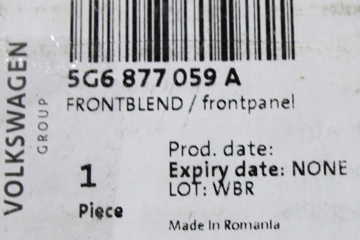 VW Golf MK7 MK7.5 2013-19 panoramic sunroof front panel frame 5G6877059A