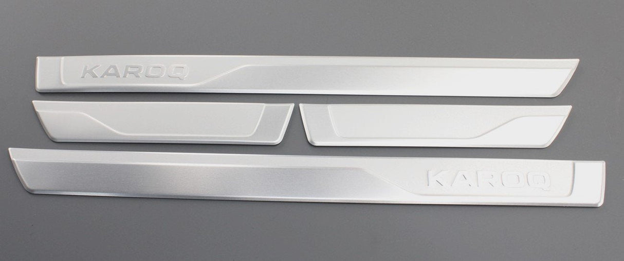 Skoda Karoq 2017-2021 decorative door sill protectors 57A071303