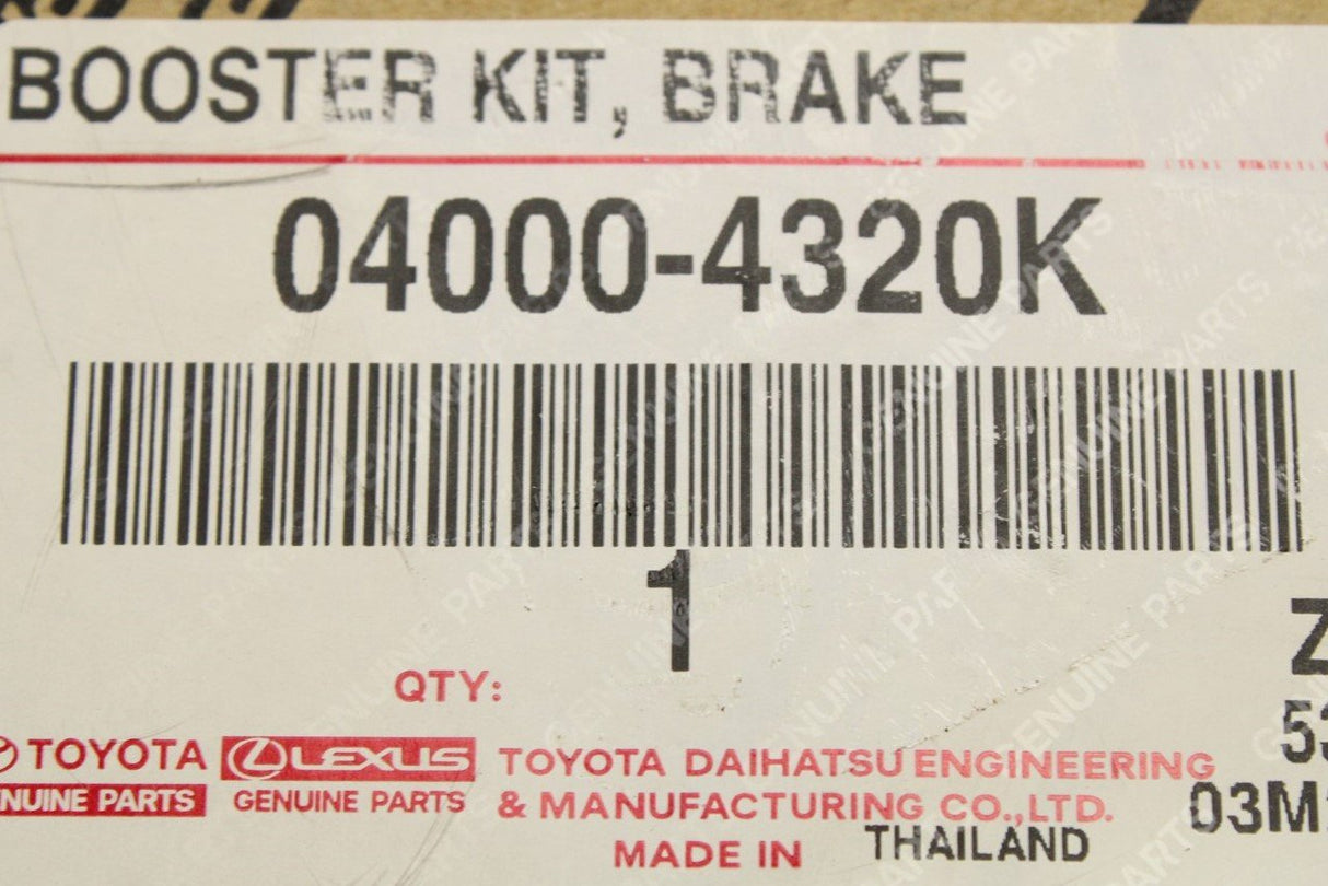 Toyota brake servo booster 04000-4320K