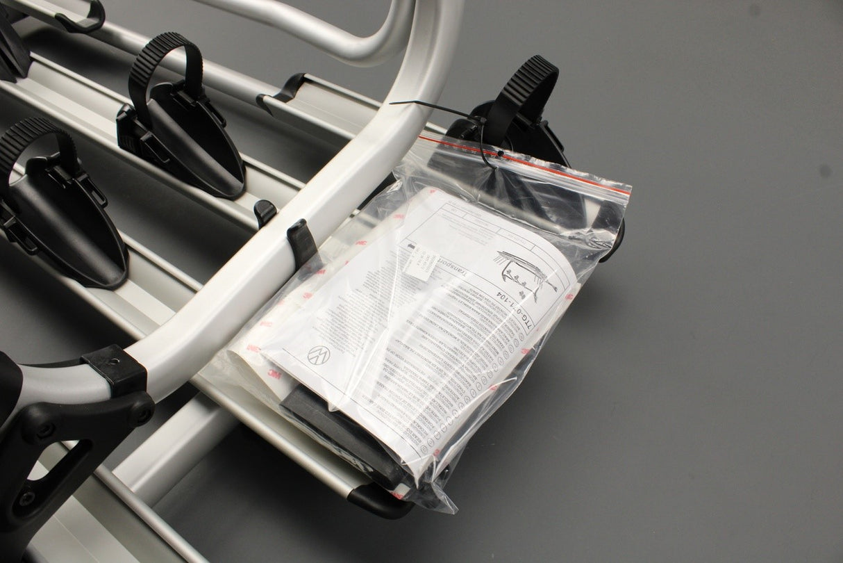 VW Transporter 2024-on boot rack for 4 bicycles 7TG071104
