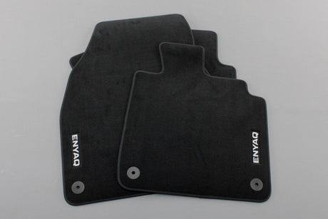 Skoda Enyaq 2021-On premium carpet front and rear mats (RHD) 5LG061404A