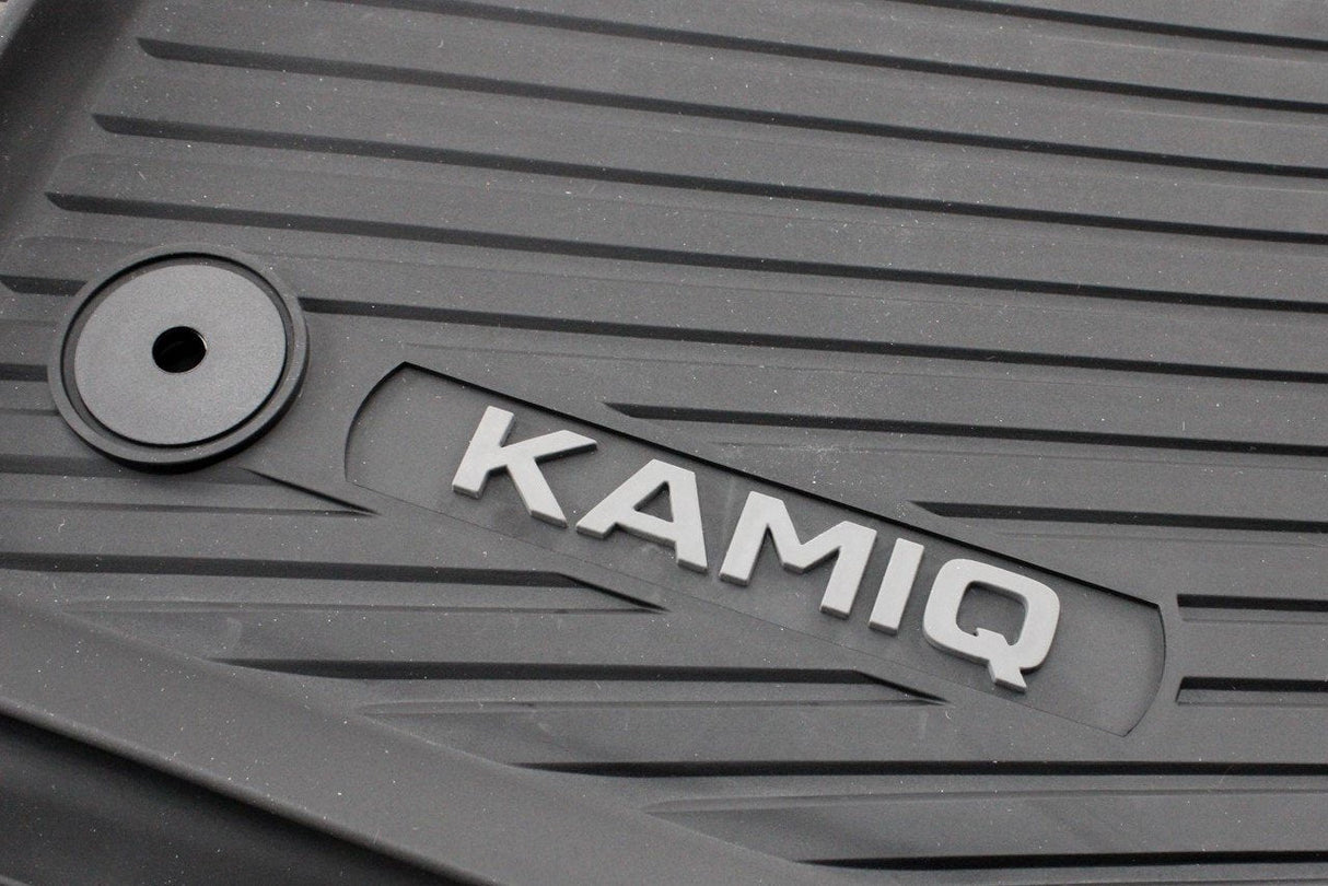 Skoda Kamiq 2019-On Front rubber all weather floor mats (RHD) 658061502A