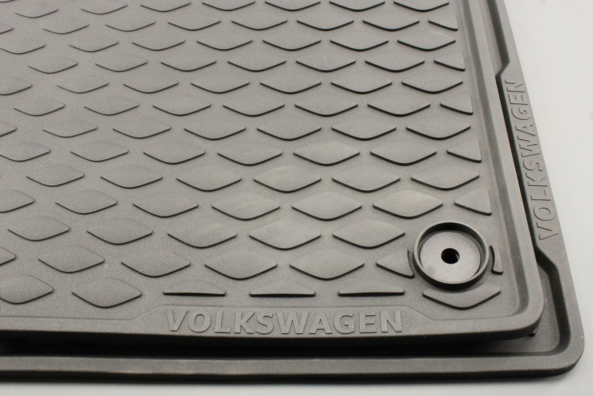 VW New Transporter 2024-on all weather floor mats (RHD) 7TG061502A 82V