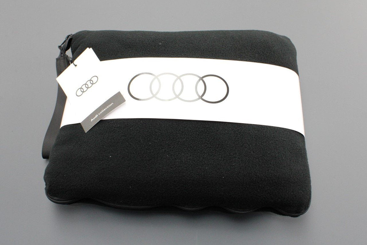 Audi 2-in1-1 fleece blanket (black) 3292200300
