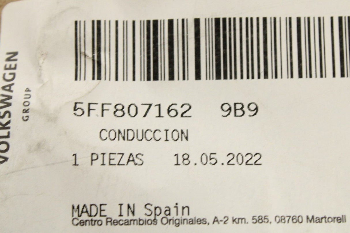 SEAT Cupra Formentor 21-on bumper air guide (front right) 5FF807162 9B9