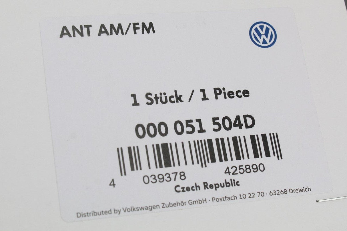 VW Volkswagen retrofit AM/FM aerial antenna for navigation 000051504D