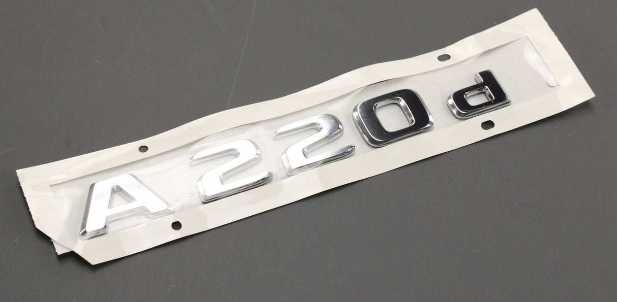 Mercedes-Benz W177 A-Class A220d rear chrome badge A1778171600