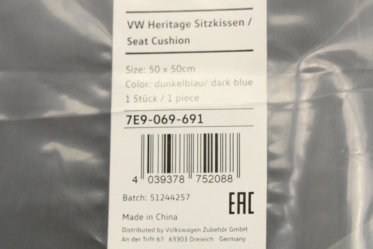 VW collection T1 Camper outdoor seating floor cushion 7E9069691