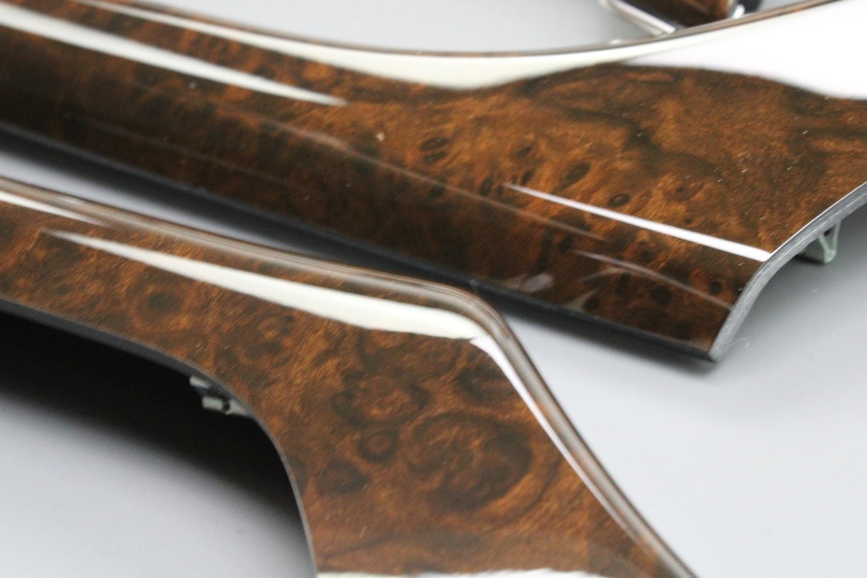 Audi A8 S8 2014-2017 rear seat centre armrest trims (Burr maple wood) L4H000034P