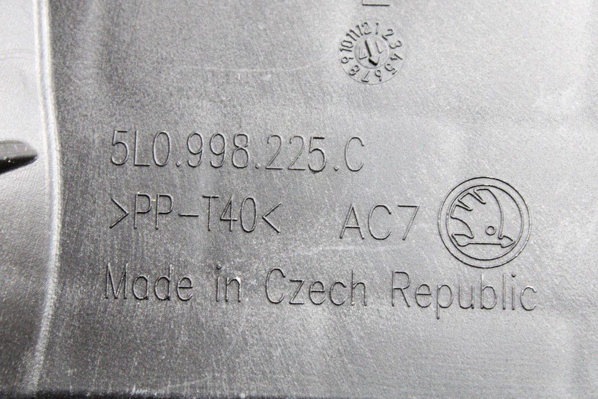 Skoda Yeti 2014-18 headlight securing element bracket (left) 5L0998225C