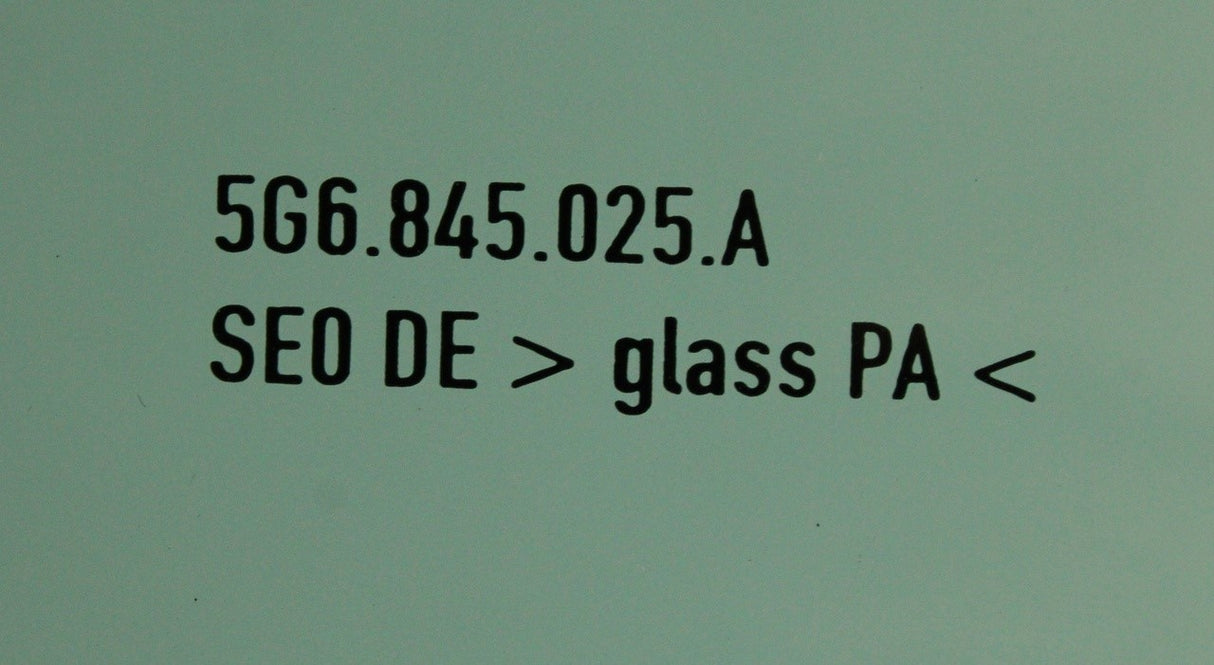 VW Golf MK7 MK7.5 2013-20 tinted rear window glass (left) 5G6845025A