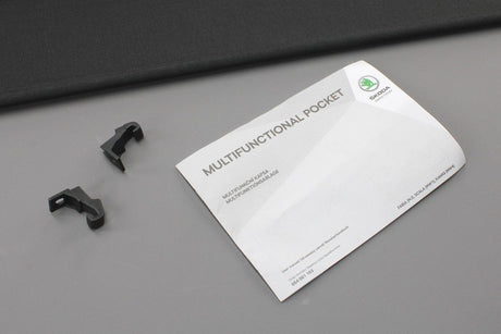 Skoda Fabia Kamiq 2018-On multifunctional parcel shelf pocket 654061103
