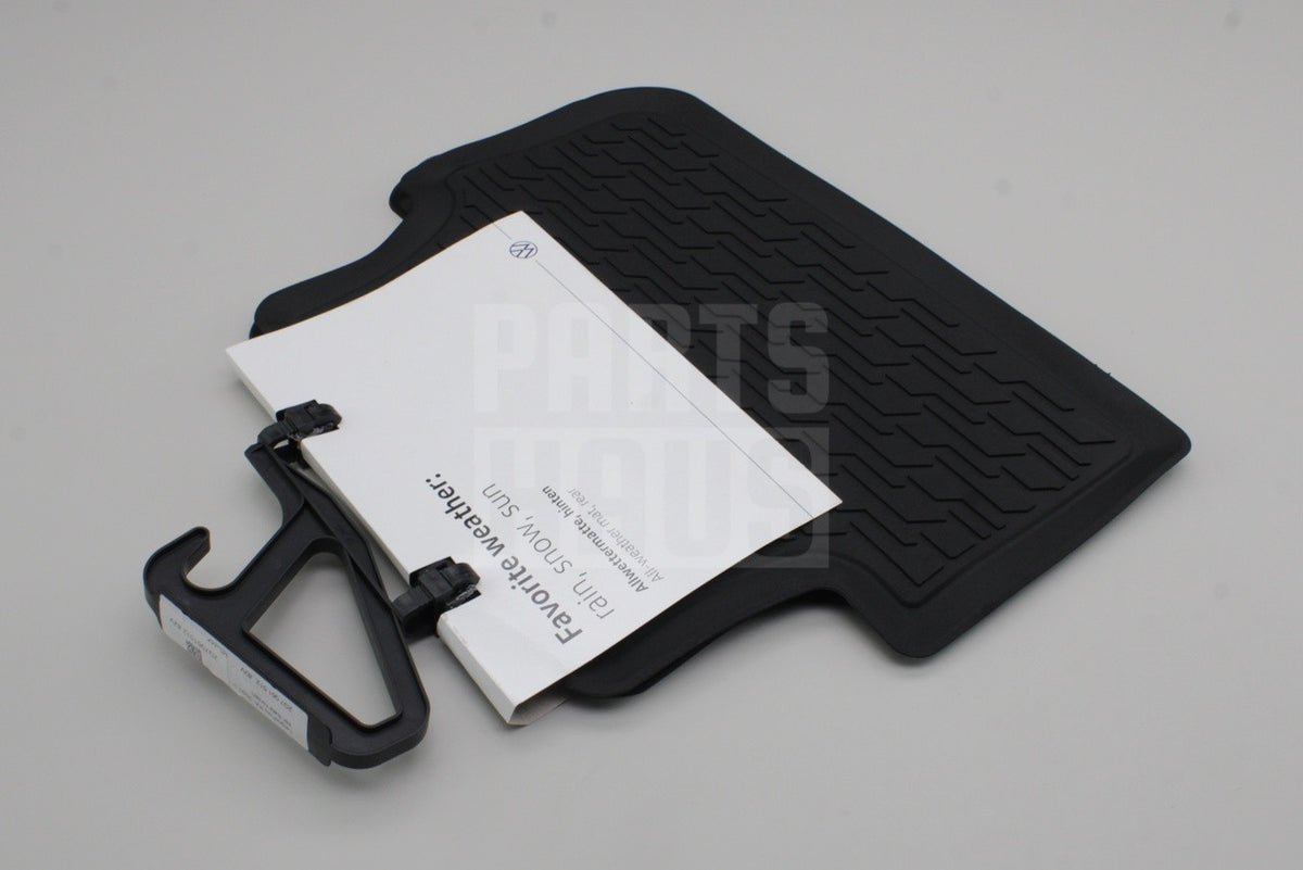 VW Polo Taigo 2022-on rear rubber all-weather floor mats 2G7061512 82V