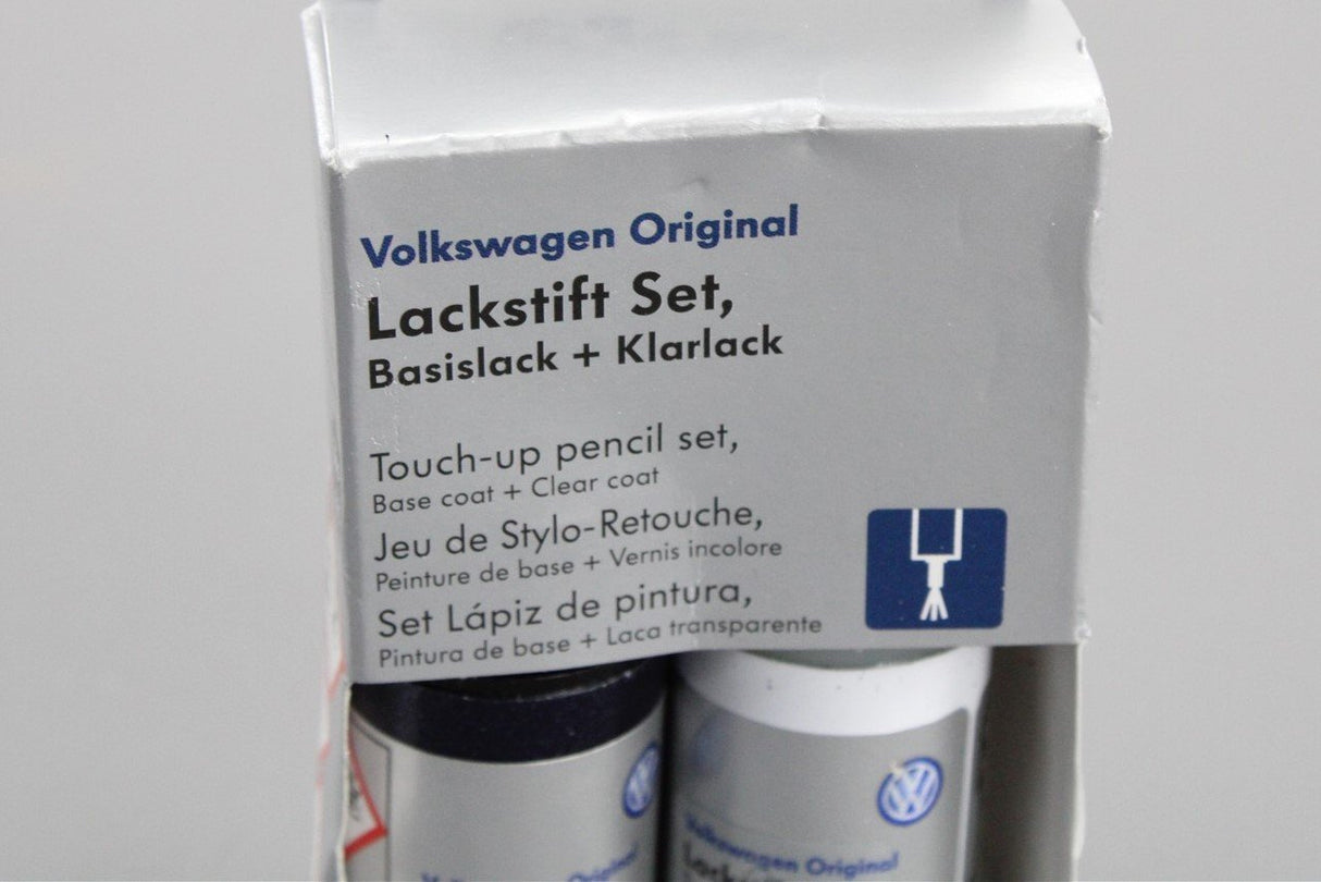 VW touch up paint set x2 9ml Night Blue metallic LH5X LST0M2H5X