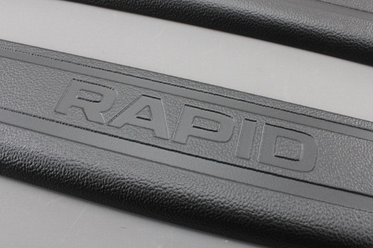 Skoda Rapid 2013-Onward door sill protector set (black) 5JA071303A