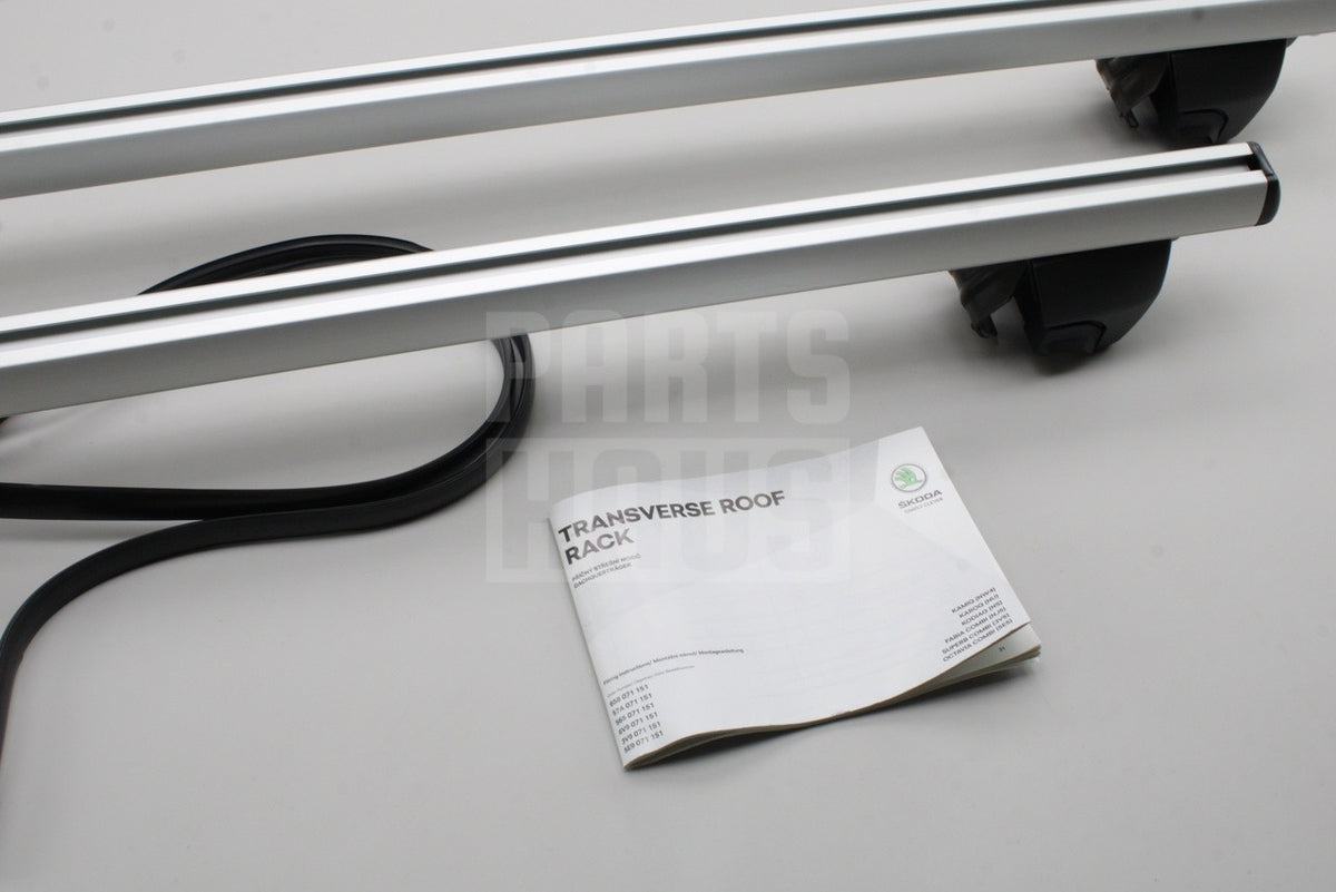 Skoda Karoq 2018-on accessory roof bars set 57A071151