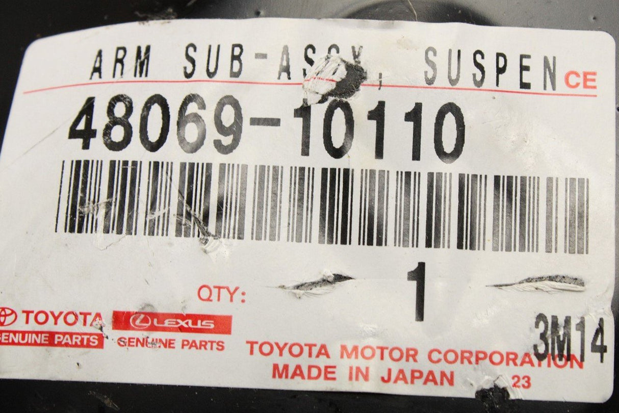 Toyota C-HR 2016-on lower control arm (front left) 48069-10110