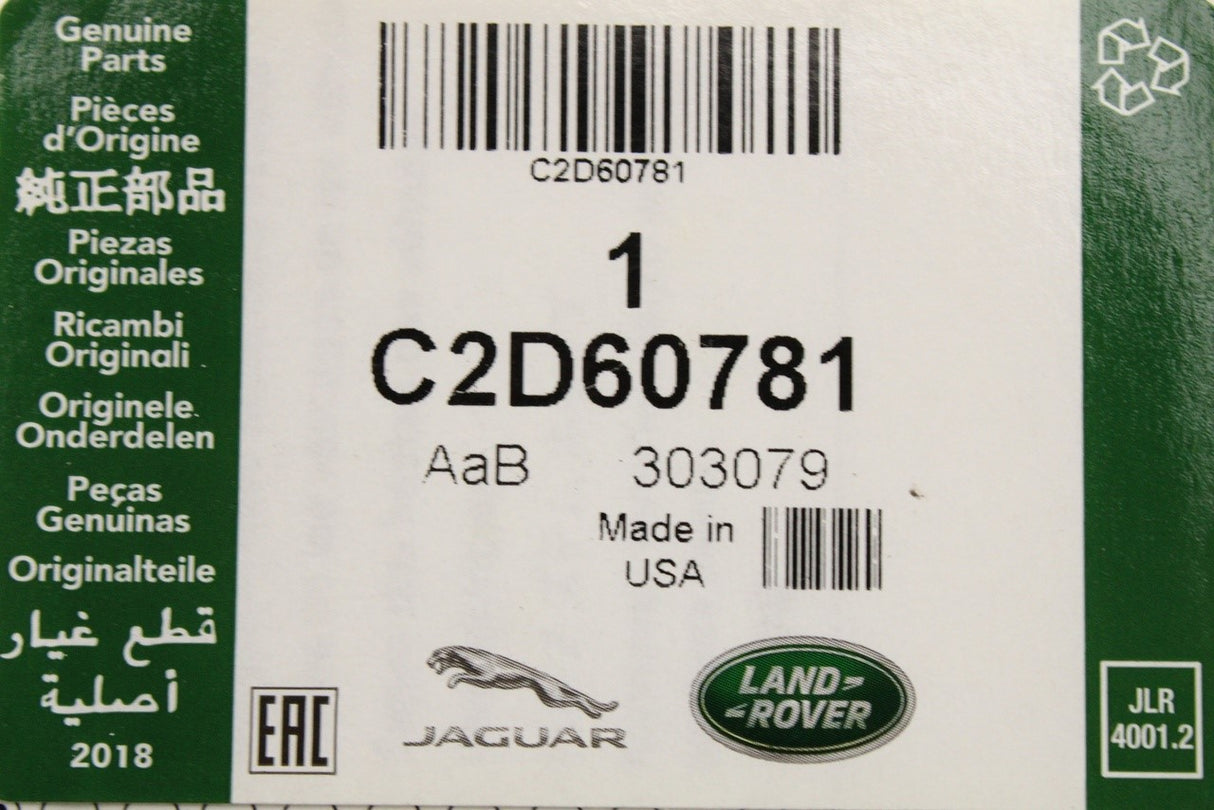 Jaguar union jack flag valve stem caps C2D60781