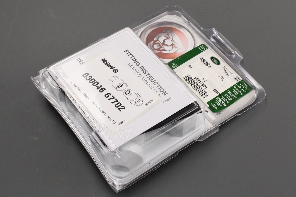 Jaguar F-Pace 2016-on locking wheel nut kit T4A11436