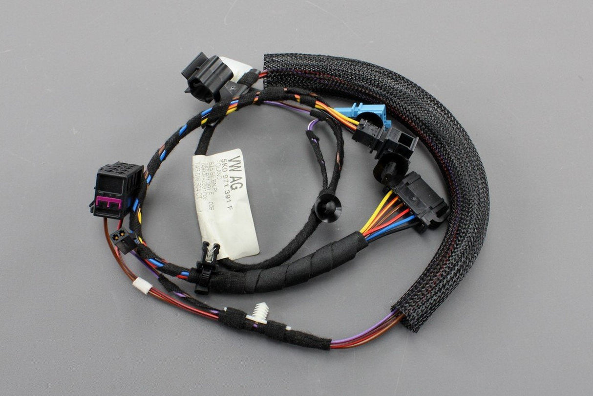 VW Golf MK6 2009-13 seat base wiring loom harness RHD (left) 5K0971391F