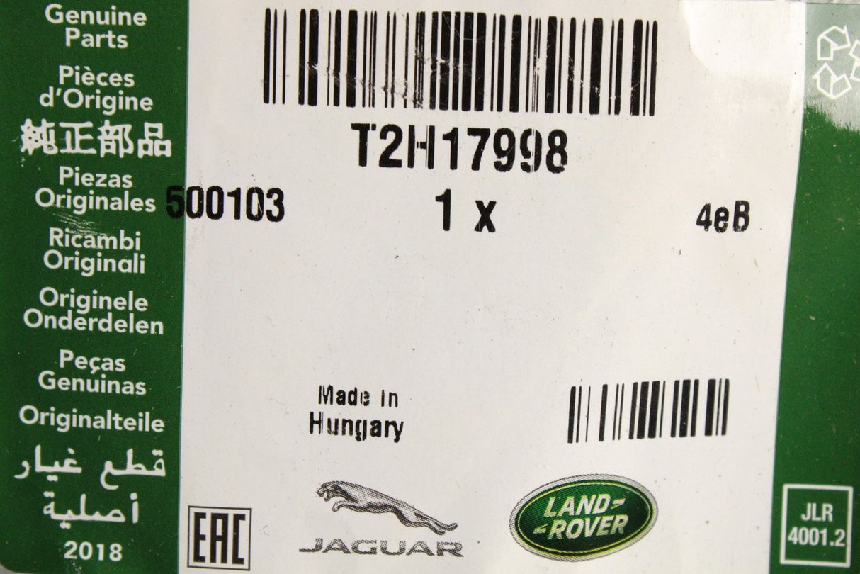 Jaguar F-Pace 2016-on air intake pipe T2H17998