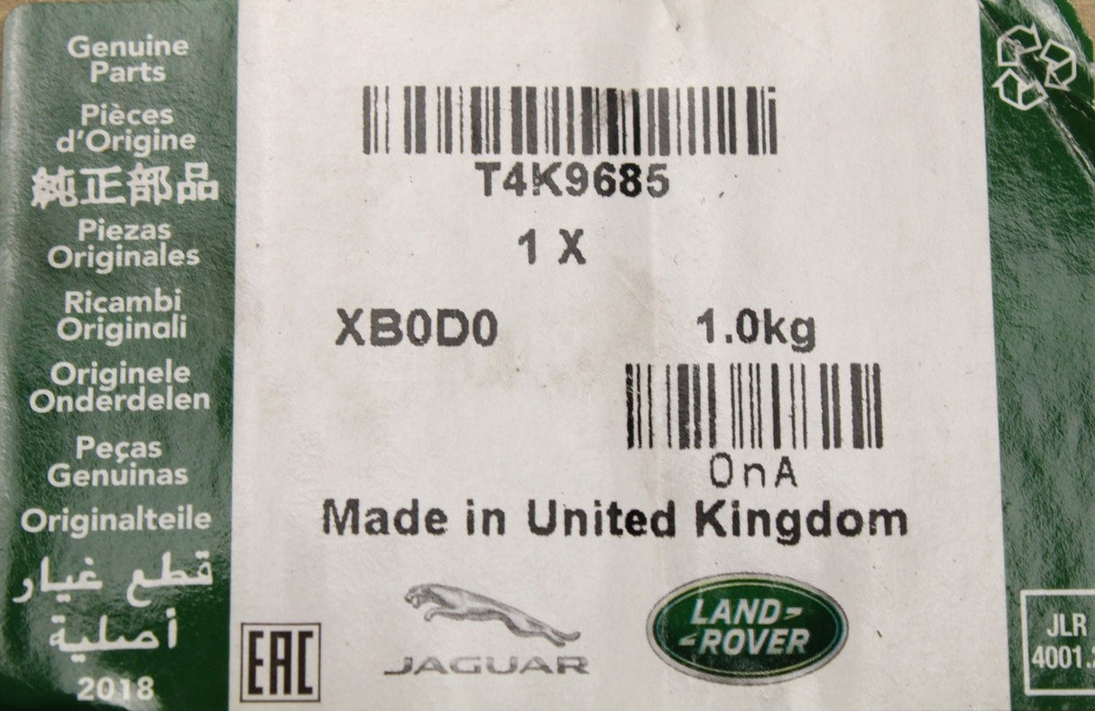 Jaguar I-Pace 2018-on brake pad kit (rear) T4K9685