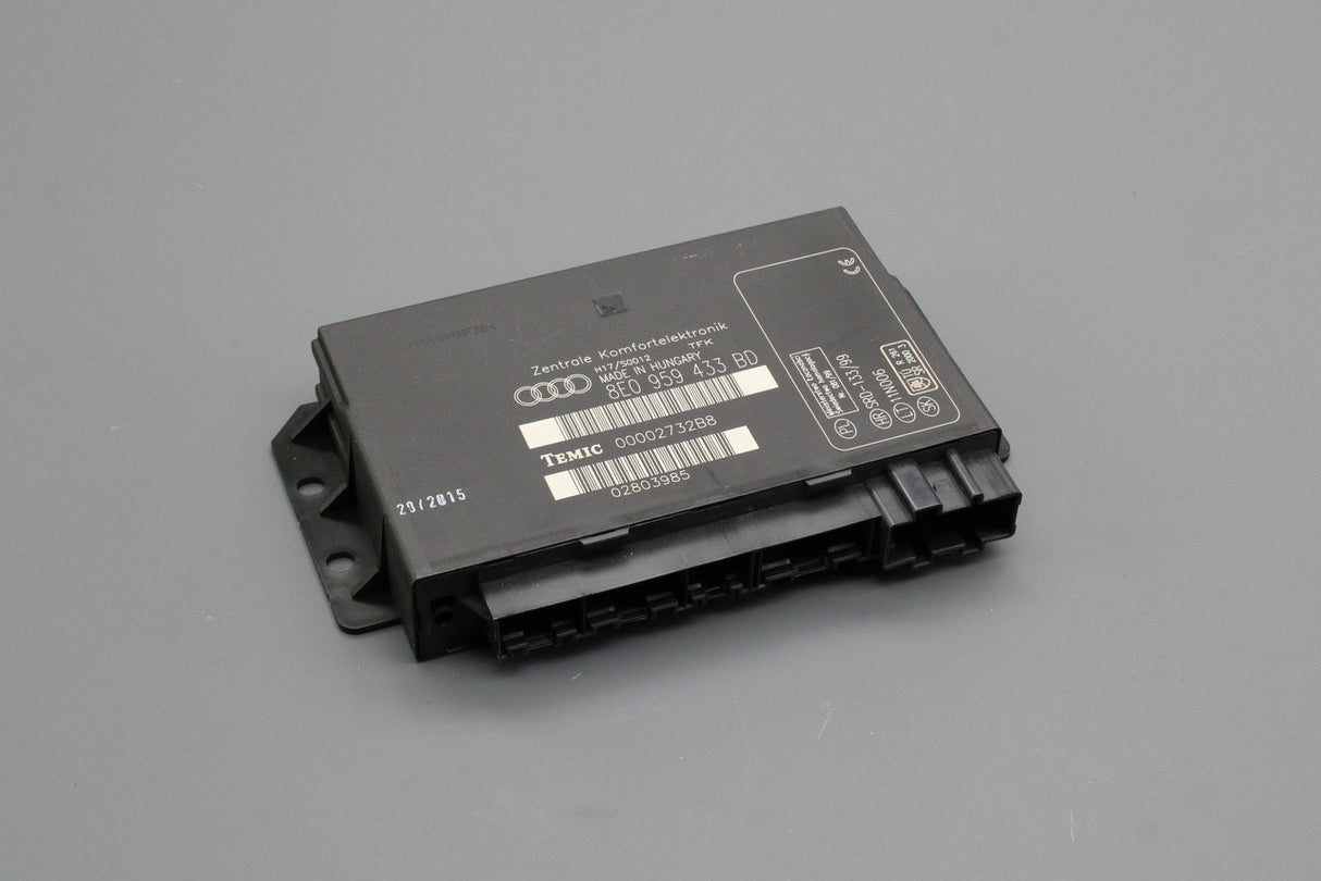 Audi A4 S4 2001-2005 convenience system control module 8E0959433BD