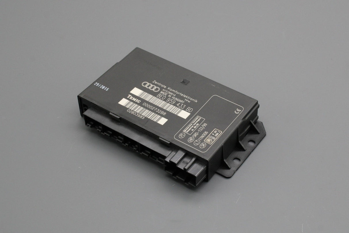 Audi A4 S4 2001-2005 convenience system control module 8E0959433BD