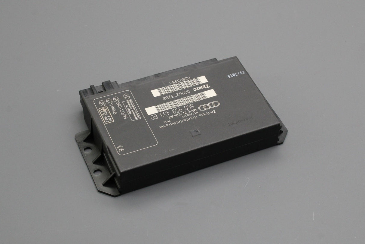 Audi A4 S4 2001-2005 convenience system control module 8E0959433BD