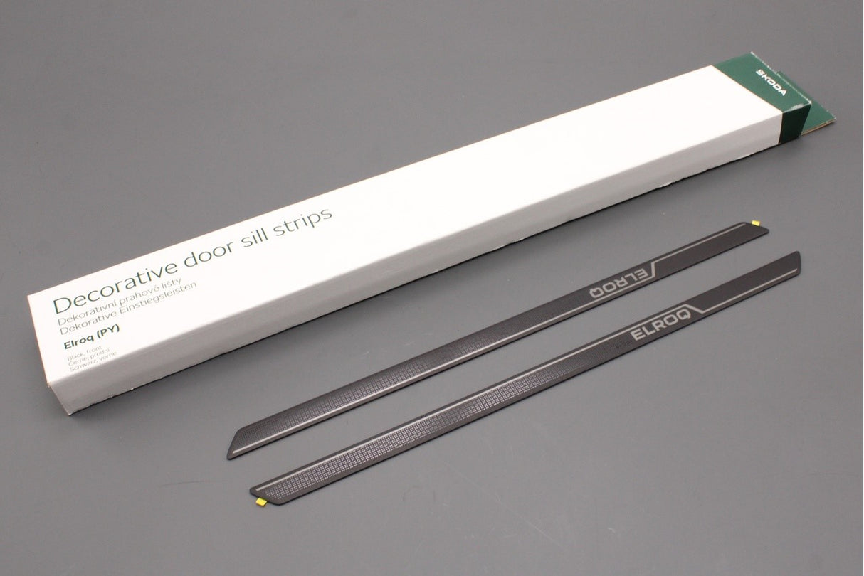 Skoda Elroq 2025-on door sill protector strips (front) 5LJ071303A