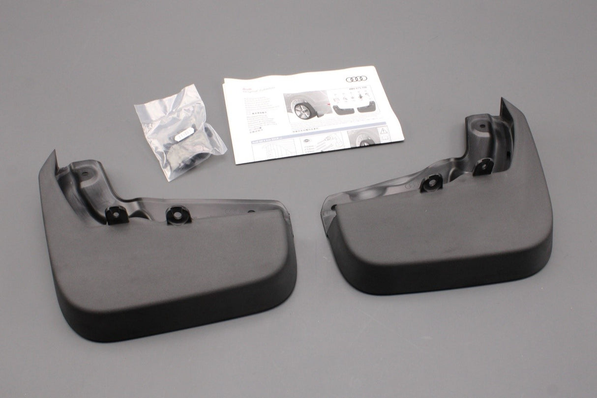 Audi Q8 S-Line 2019-on accessory mud flaps set (rear) 4M8075106