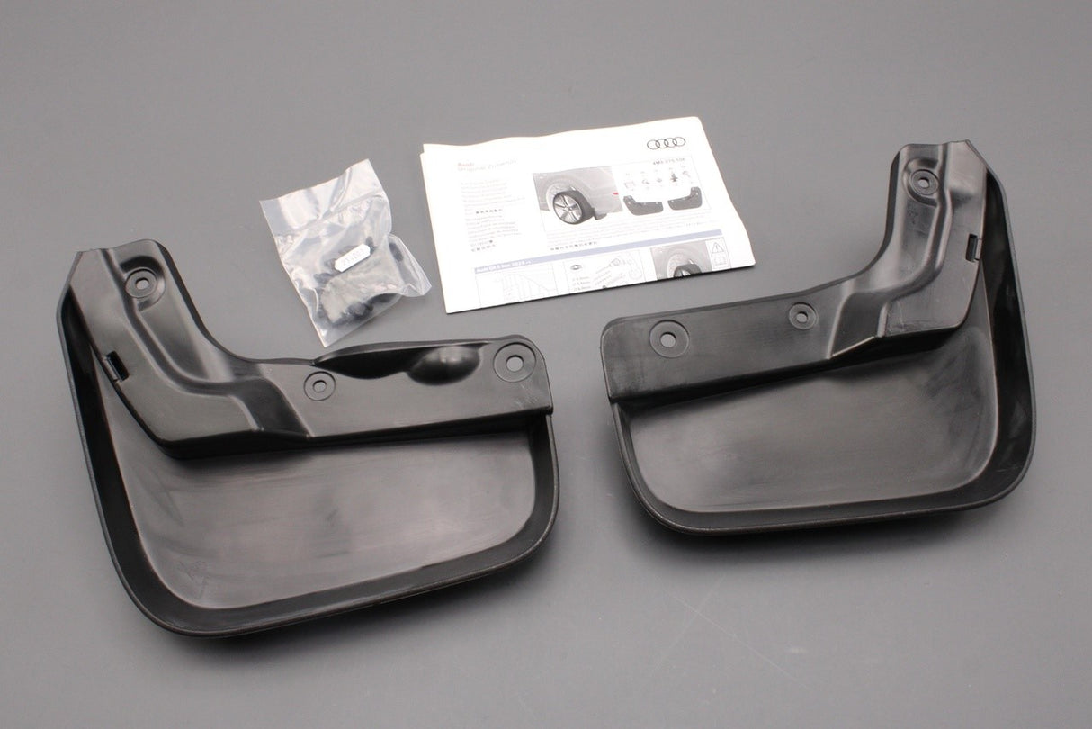 Audi Q8 S-Line 2019-on accessory mud flaps set (rear) 4M8075106