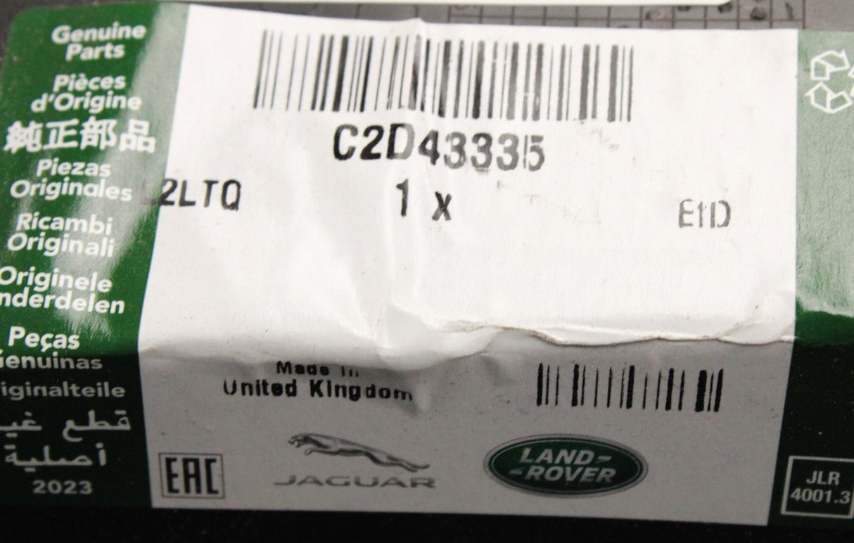 Jaguar XJ 2010-2019 front bumper mounting bracket (left) C2D43335