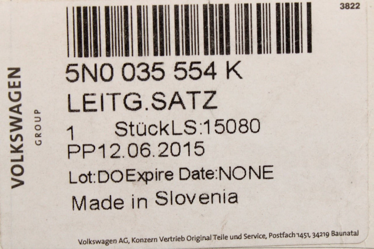 VW Transporter SEAT Leon wiring harness for media-in socket 5N0035554K