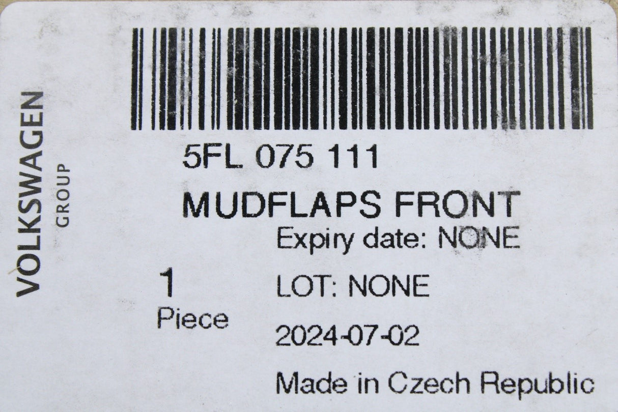 CUPRA Tavascan 2024-on accessory mud flaps set (front) 5FL075111