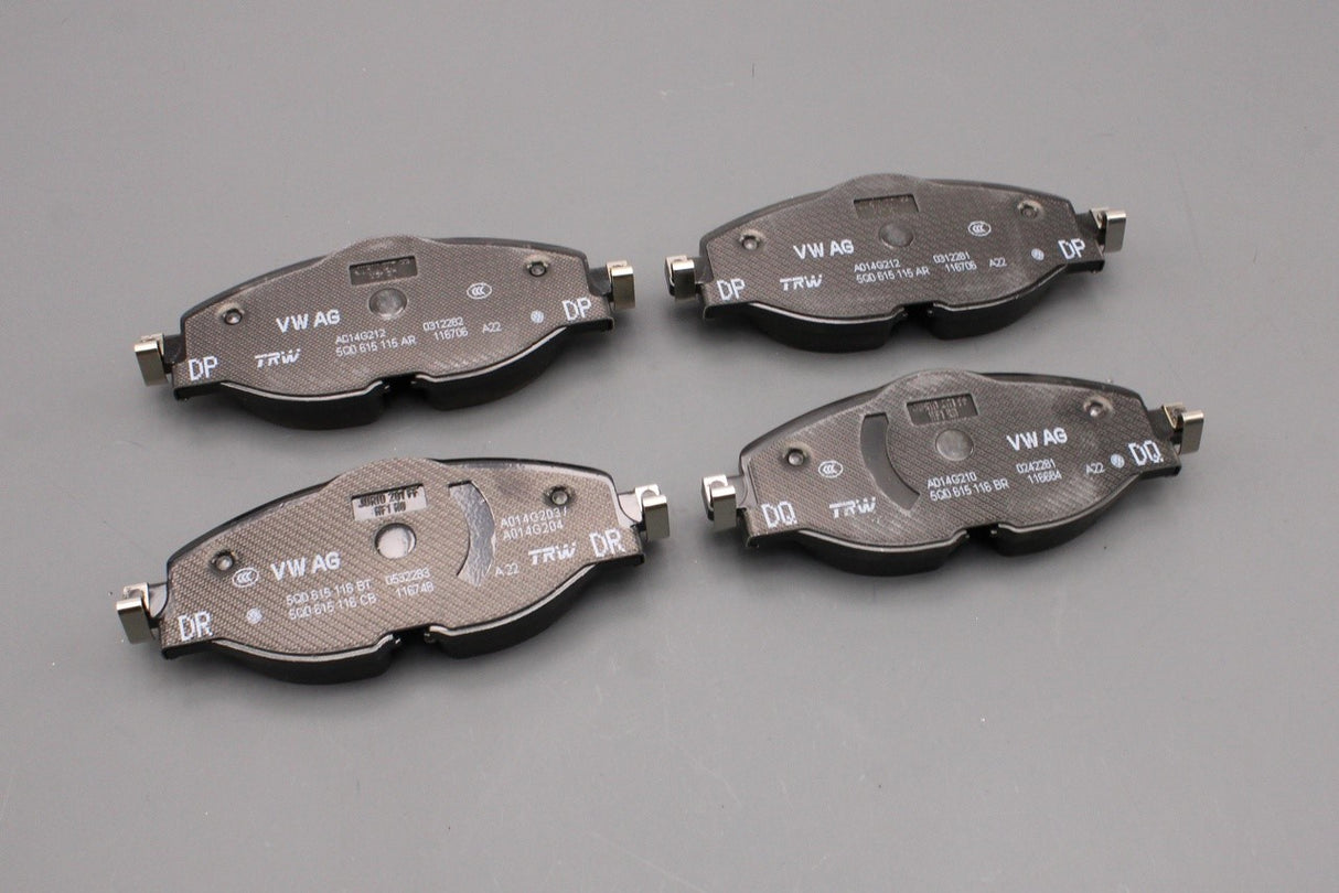 VW Caddy 16-20 T-Roc Up Skoda Karoq brake pads (front) 2K5698151E