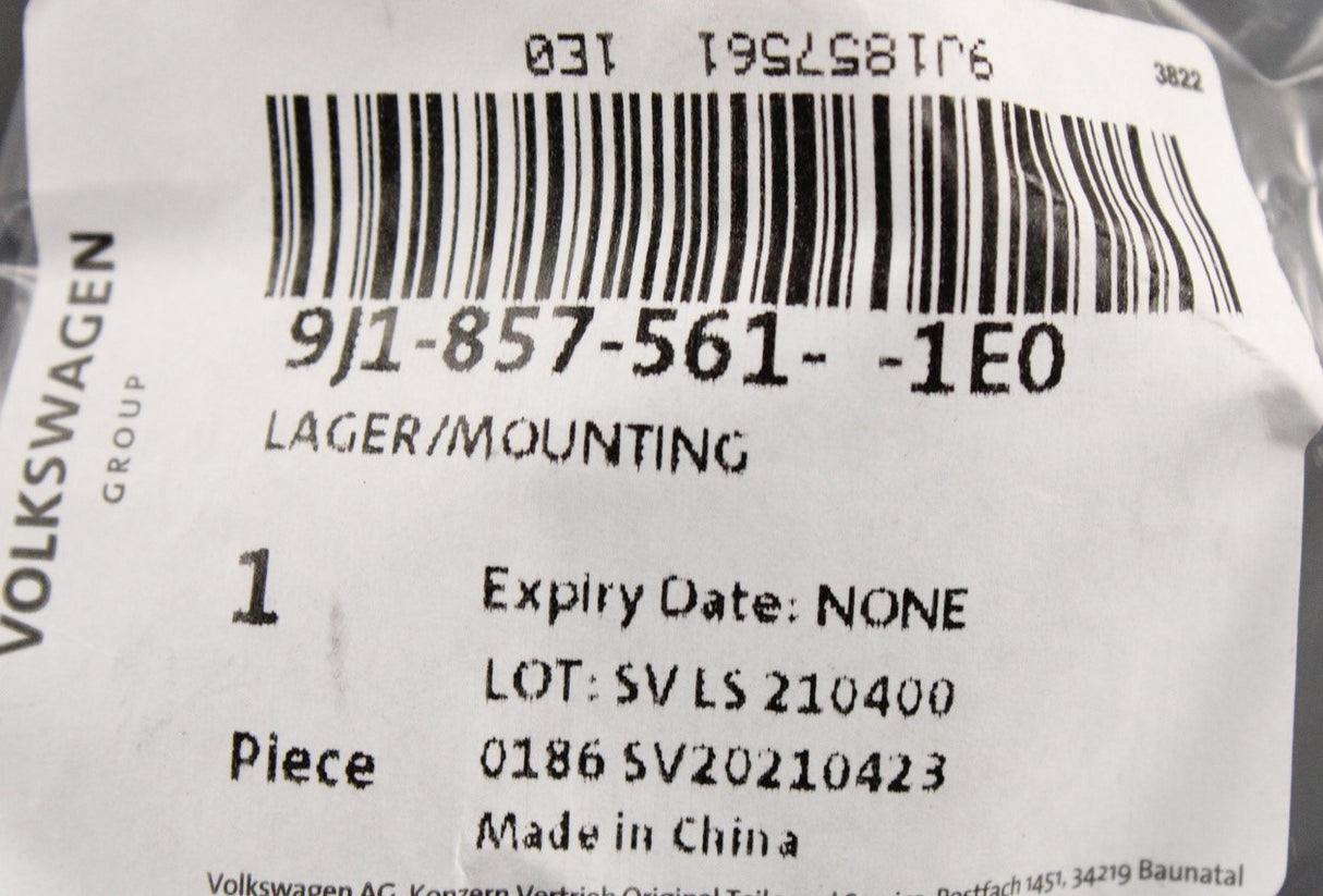 Audi e-tron GT 2021-on sunvisor mounting clip (inner) 9J1857561 1E0