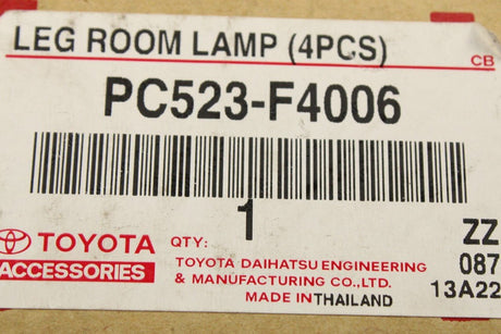 Toyota footwell illumination kit PC523-F4006
