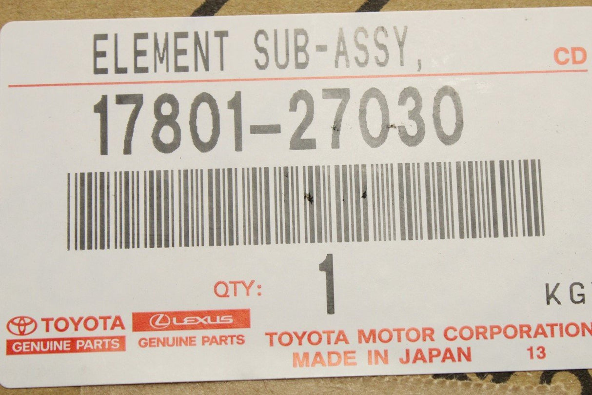 Toyota RAV4 air filter element 17801-27030