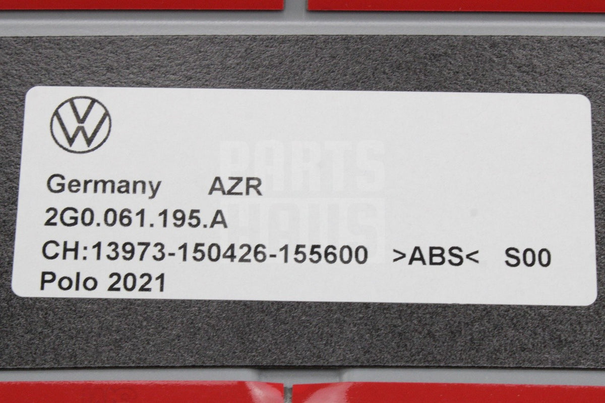 VW Polo AW 2022-on rear bumper load edge protector 2G0061195A