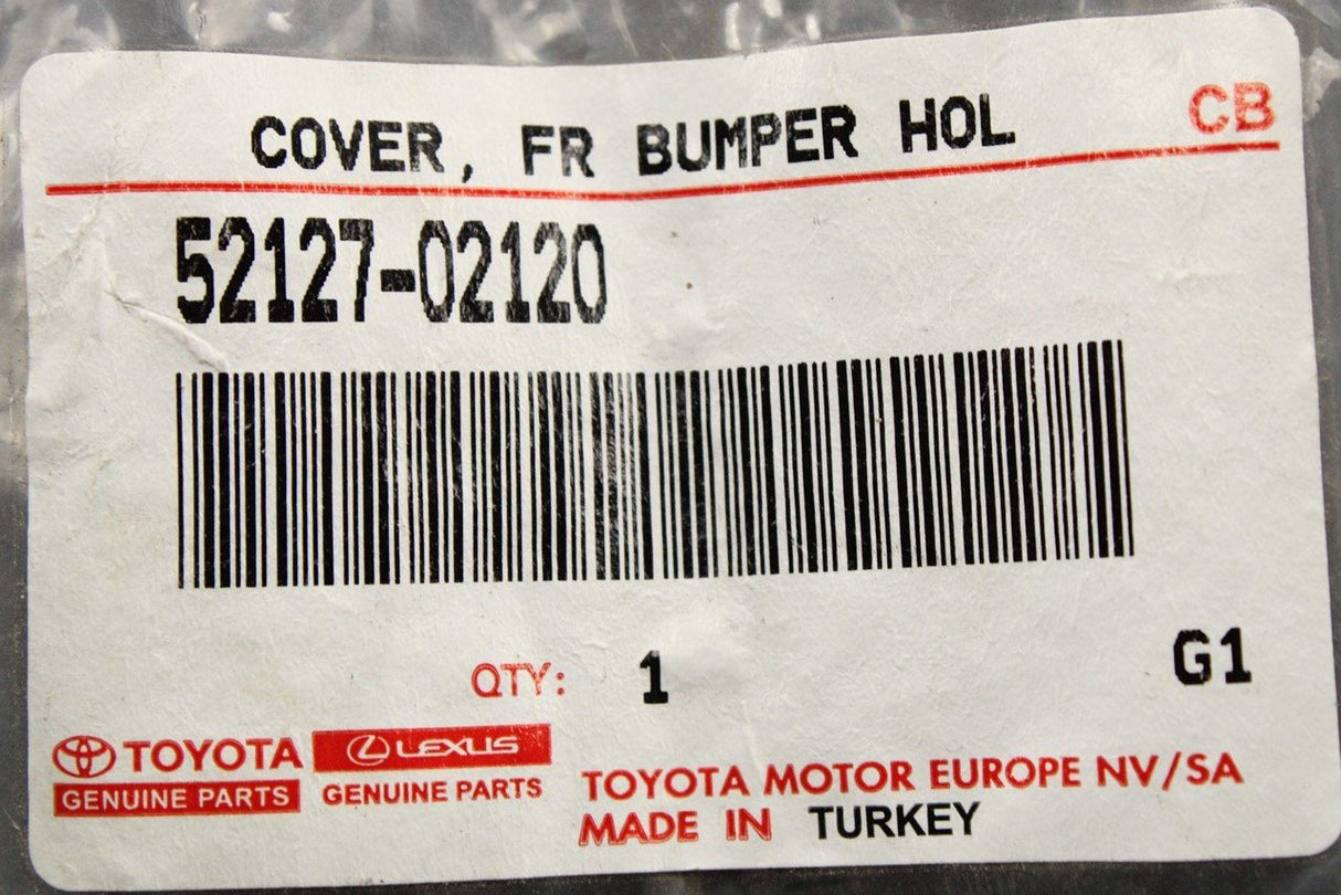Toyota front bumper fog light trim 52127-02120