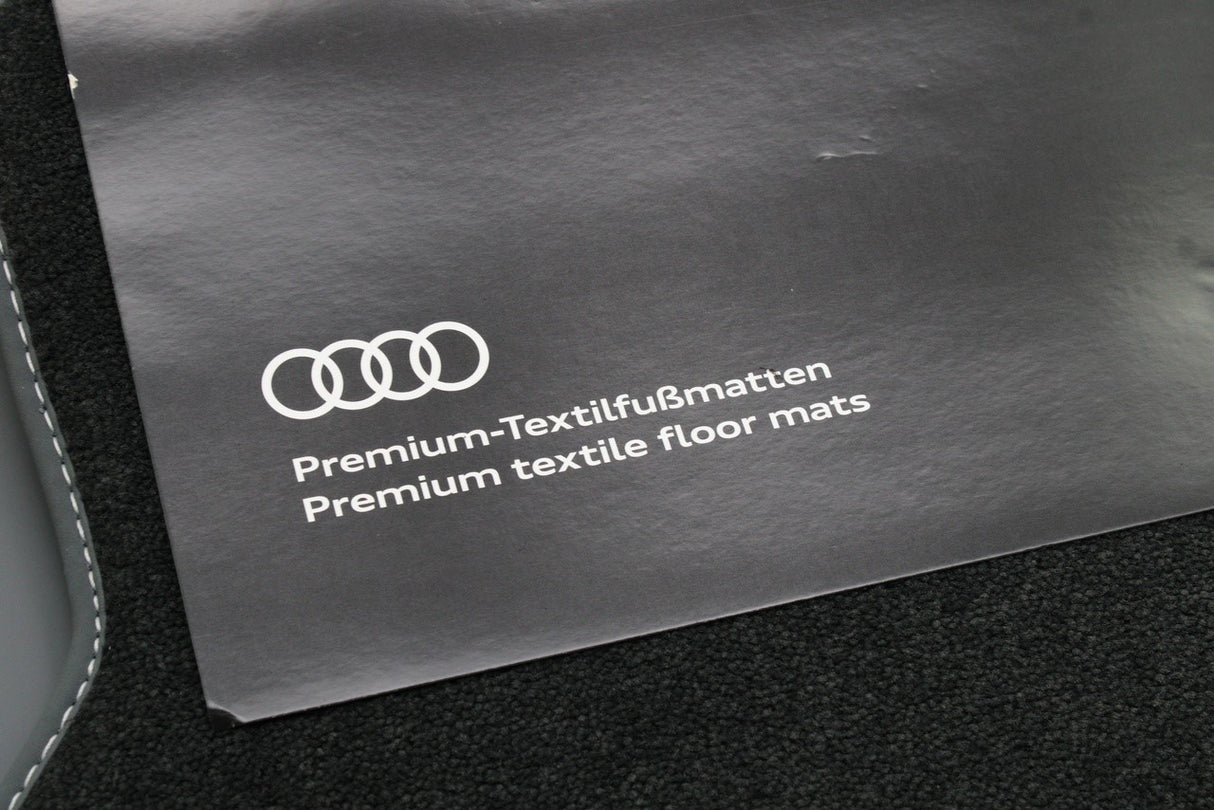 Audi A6 C8 A7 2019-on rear premium carpet floor mats 4K0061276B MNO