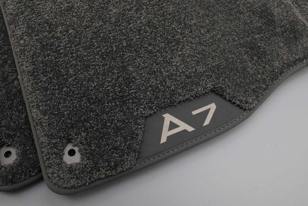 Audi A7 S7 RS7 2019-2026 RHD premium front floor mats 4K8061275B 6PS