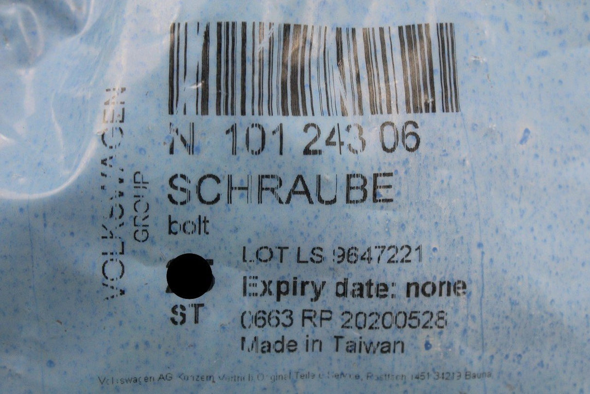 VW Audi Skoda SEAT oval hexagon socket head bolt M6x20 N10124306