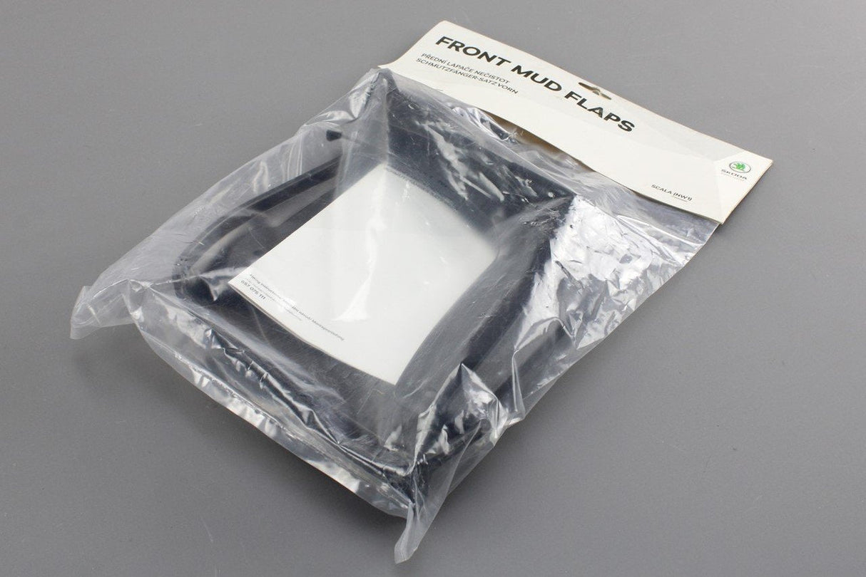 Skoda Scala 2019-on accessory mud flaps (front) 657075111