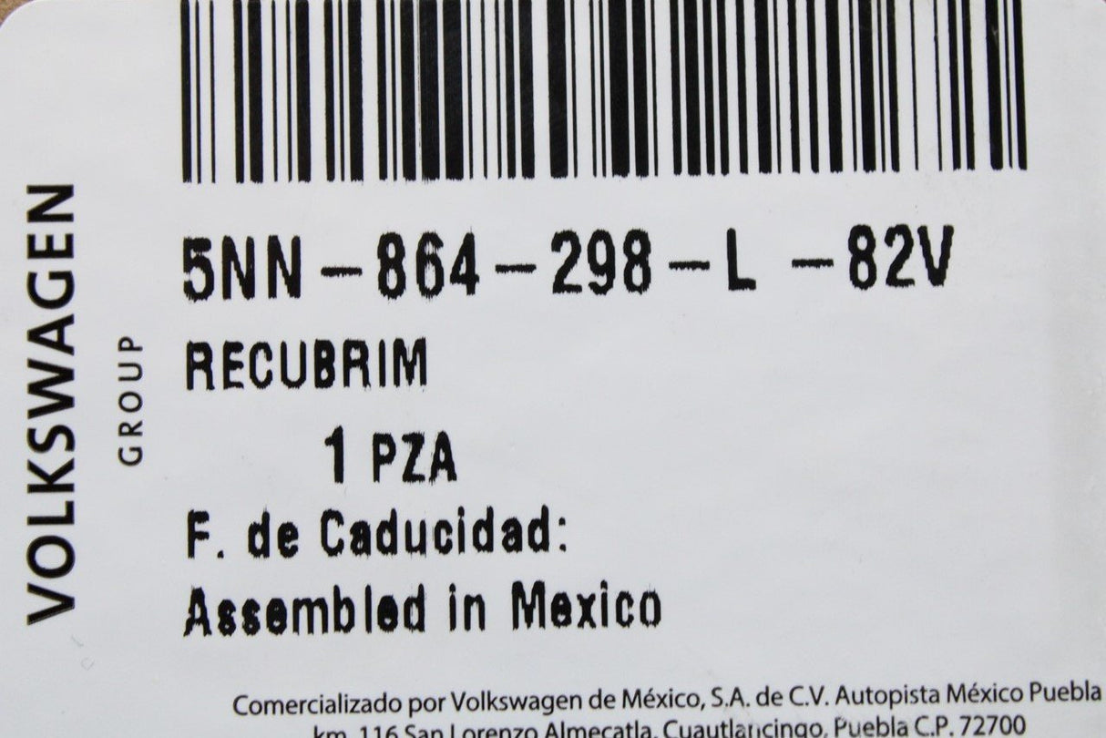 VW Tiguan Allspace 18-on centre console vent trim (rear) 5NN864298L 82V