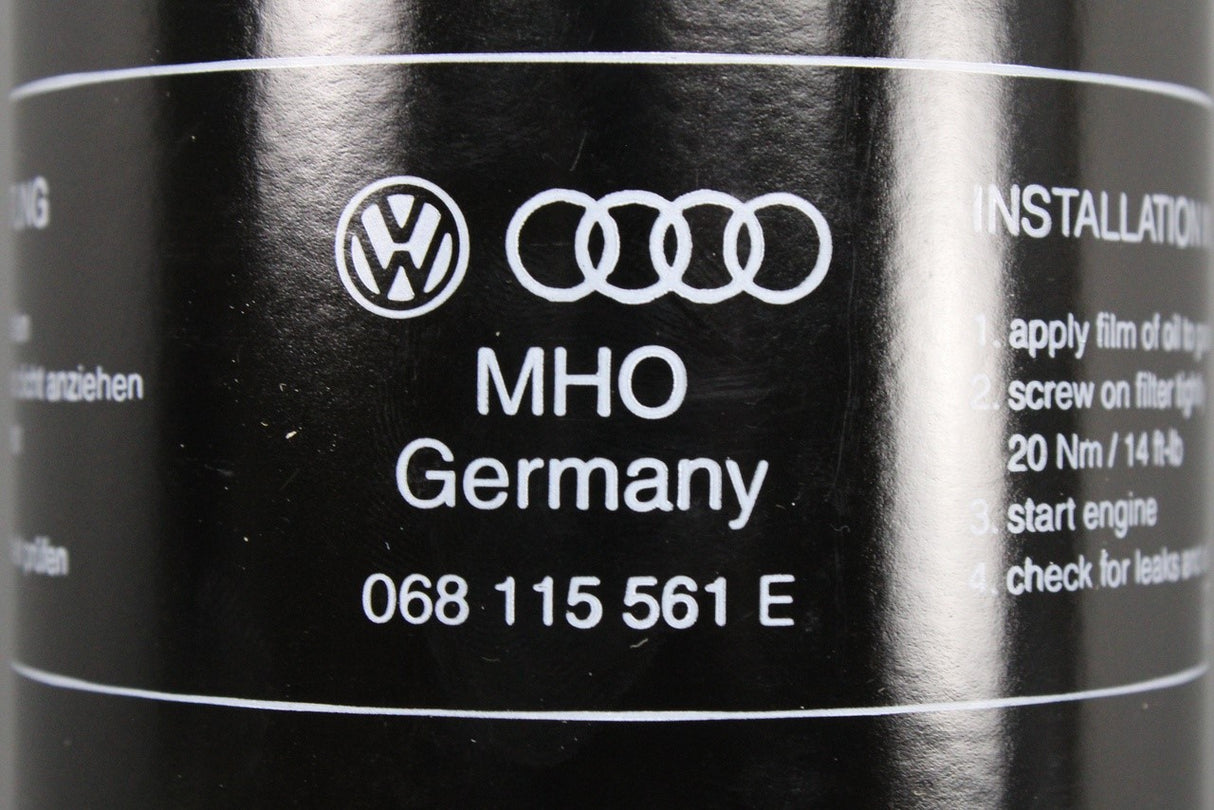 VW Golf MK3 Audi A6 95-97 SEAT 1.9 2.5 TDI engine oil filter 068115561E