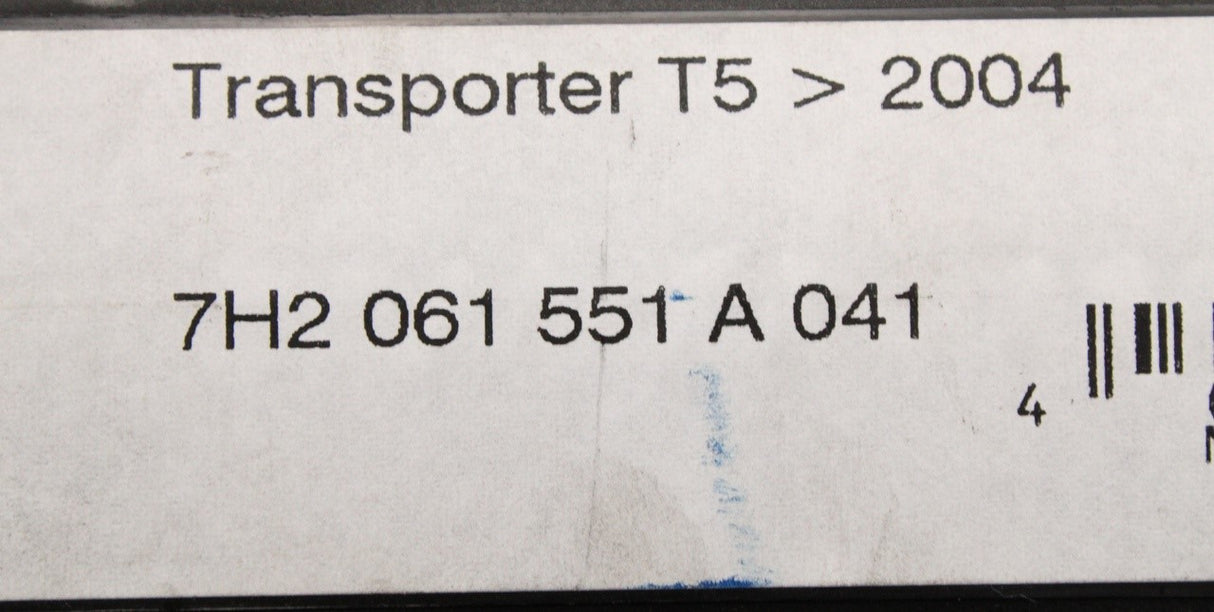 VW Transporter T5.1 2010-15 RHD rubber floor mats (front) 7H2061551A 041